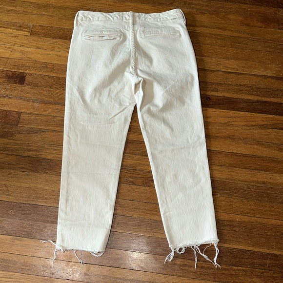 MOTHER The Shaker Prep Fray Ankle Jeans in Act Natural, Sz 30 - Picture 4 of 5